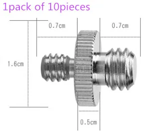 1 упаковка из 10 шт внутренних и внешних винтов 1/4-1/4 1/4-3/8 аксессуары для фотостудии мульти-Стандартные винты адаптера