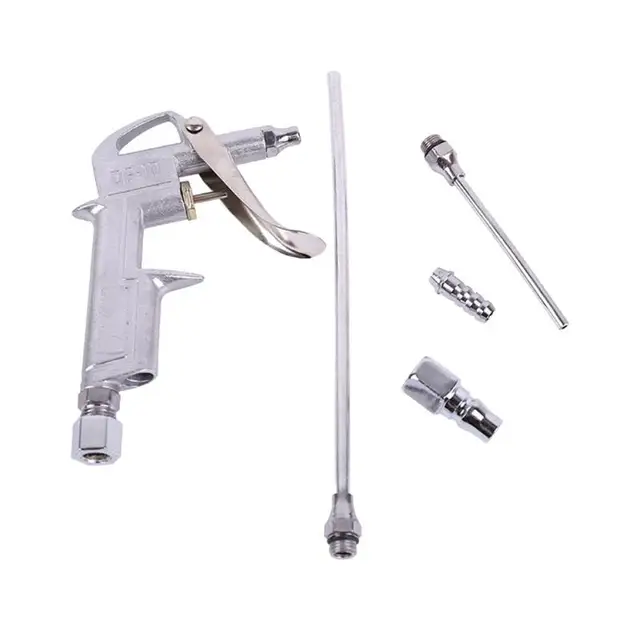 High Pressure Telescopic Nozzle Air Blow Gun Compressor Duster Airbrush Pneumatic Trigger Hand Spray Gun Pressure Cleaning Tools