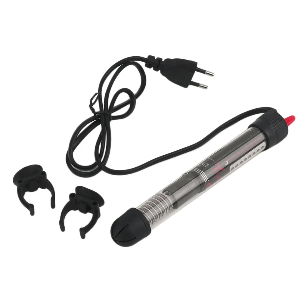 Image 1Pcs 25W 50W 100W 200W 300W Professional Aquarium Accessories Submersible Heater Heating Rod for Aquarium Glass Fish Tank