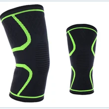 1 пара Открытый Велоспорт Спорт Баскетбол Велоспорт Фитнес Нескользящие Дышащие трикотажные нейлоновые летние защитные наколенники