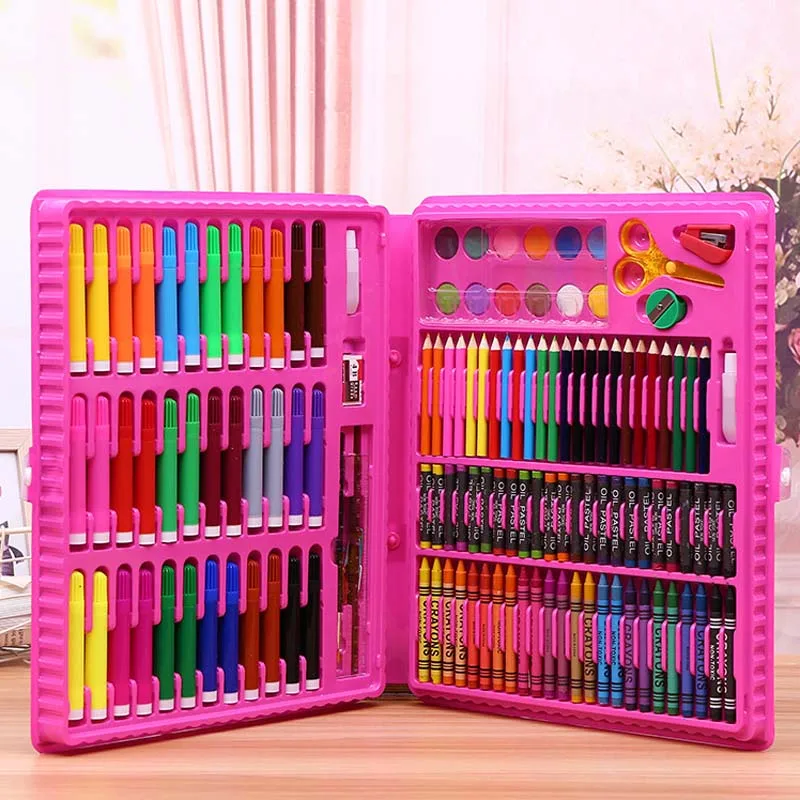 151Pcs/Set Baby Drawing Crayons Colorful Funny Toy Toddler Safety Fun
