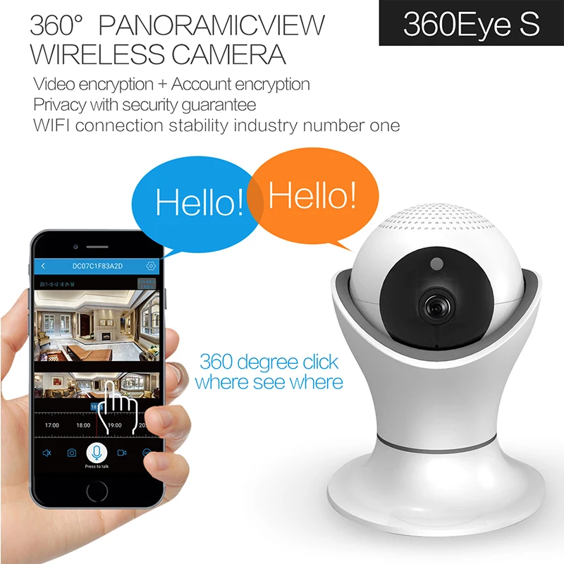 Домашняя безопасность 1080P Full HD ip камера Беспроводная смарт с Wi Fi аудио запись