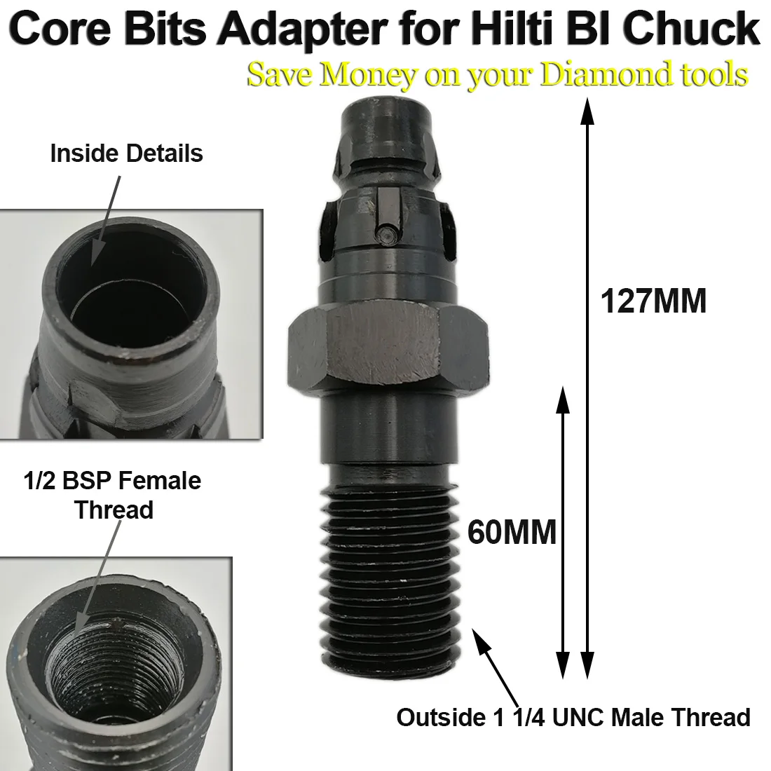 Core Bits para HILTI chuck BI DD100 DD110-W DD120 DD130 DD150-U