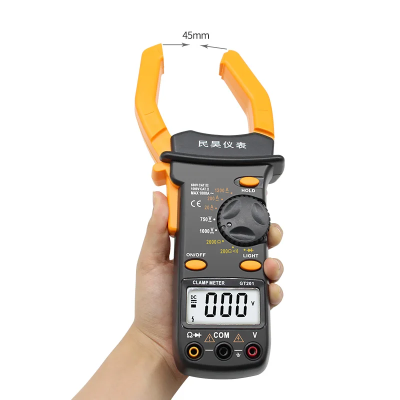 

SNAKOL Digital Amper Clamp Meter Multimeter Current Clamp Pincers Voltmeter Ammeter 1000A AC/DC Ohm Current Voltage Tester