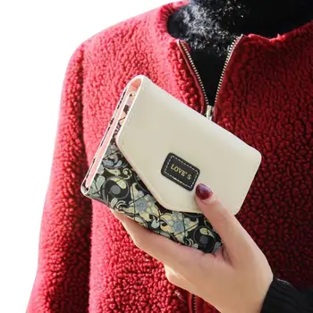 

2020 New Fashion Women Artificial leather wallet Pring Purse Short purses and handbags With Card Holder portefeuille femme Hot