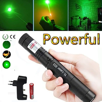 

Green Laser Hunting Tactical sight High Power Green Dot tactical 532 nm 5mW laser 303 pointer verde lazer Pen Burning Match