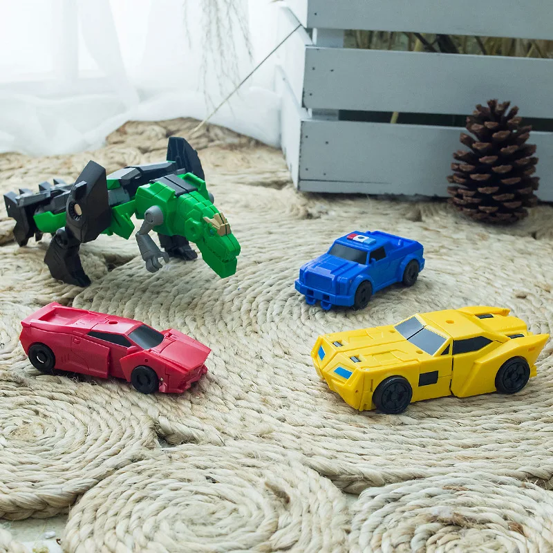 4 в 1 Аниме трансформация Разрушитель Игрушка Дети KO G1 робот фигурка самолет Танк динозавр модель автомобиля мальчик игрушки подарок
