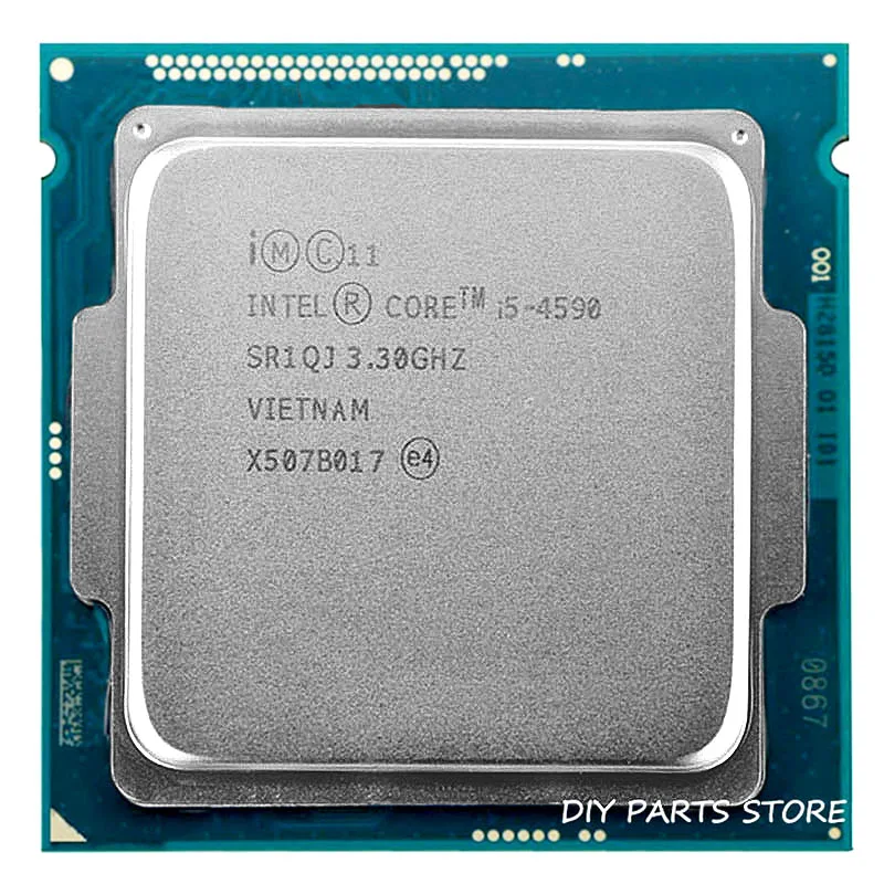 Процессор Intel core i5 4590 i5-4590 LGA 1150 3,3 ГГц Quad-Core 6 Мб оперативной памяти DDR3-1600 DDR3-1333 HD4600