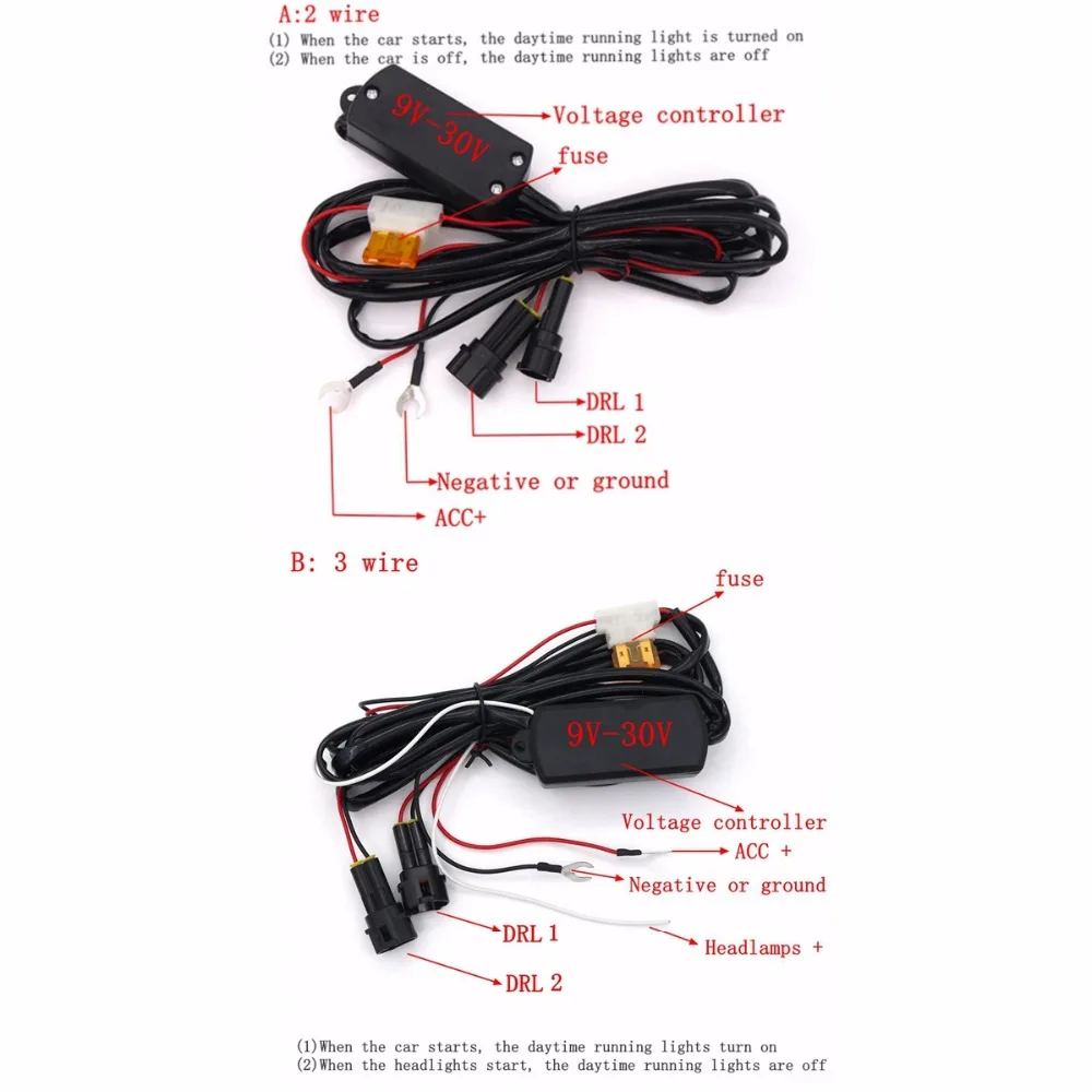 Eonstime 12V/12V 2 шт. 10 Вт 5 СВЕТОДИОДНЫЙ Автомобильный светильник s дневные ходовые огни