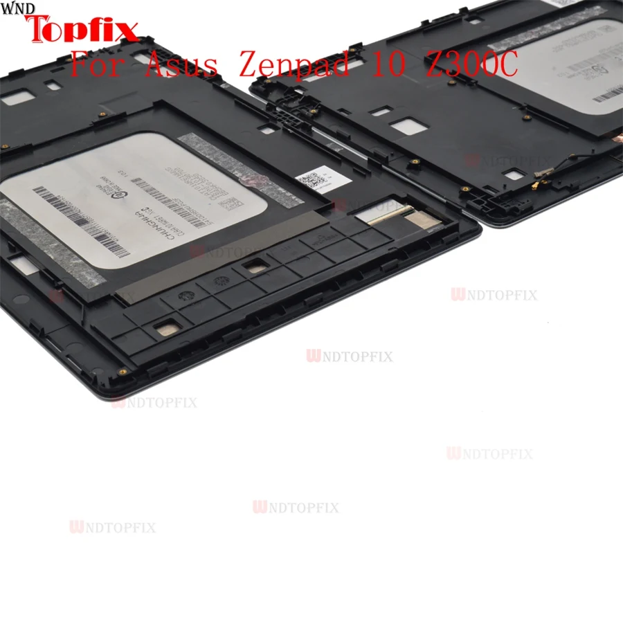 100% Tested Original Black LCD Display Touch Screen Digitizer With Frame 10.1Inch LCD Assembly Replacement Parts For Asus Z300C (6)