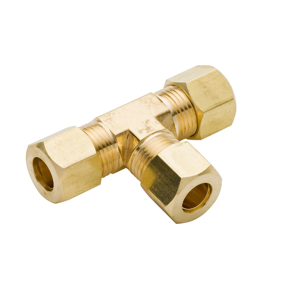 2pcs 64 SAE 060401 1/8 3/16 1/4 Brass Fitting, Brass Compression