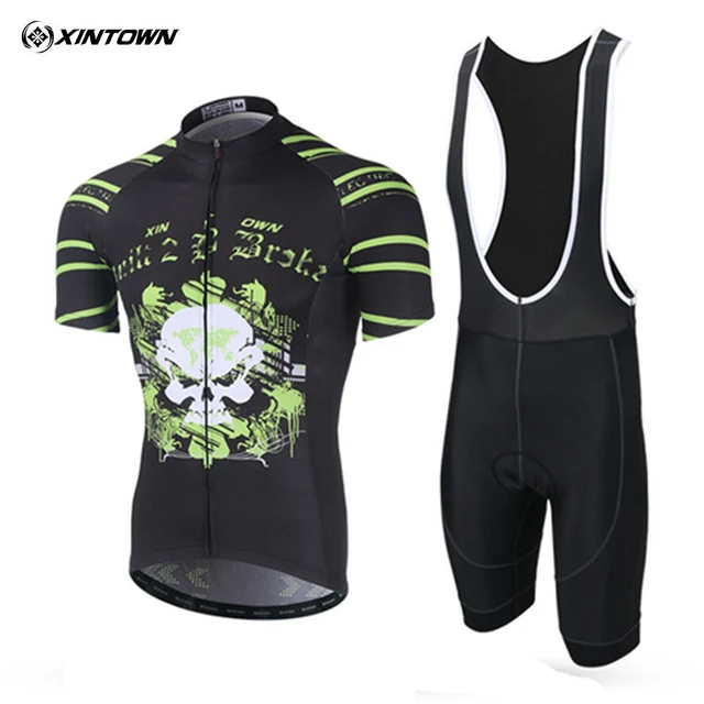 US $28.11 XINTOWN Cycling Jersey Mens Team Short Sleeve Set MTB Bicycle Clothing Ciclismo Maillot Bike Sports