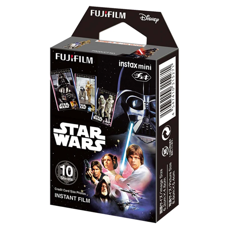 

Fujifilm Instax Mini Star Wars Instant 10 Film for Fuji Mini 7s 8 8+ 9 25 50s 70 90 300 SP-1 2 Printer