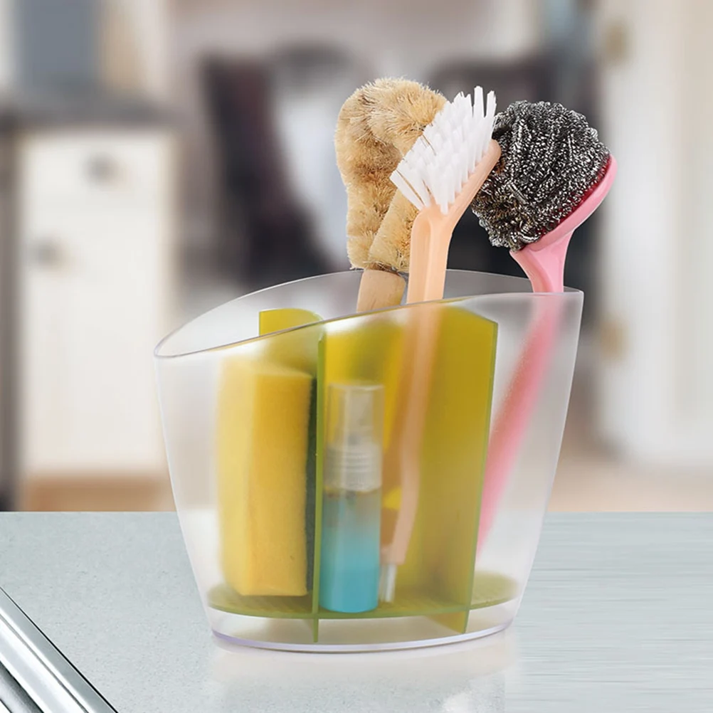 

Plastic Green And White Storage Box Creative Detachable Tableware Box Organizer Box Racks Holders for Home Kitchen Bathroom