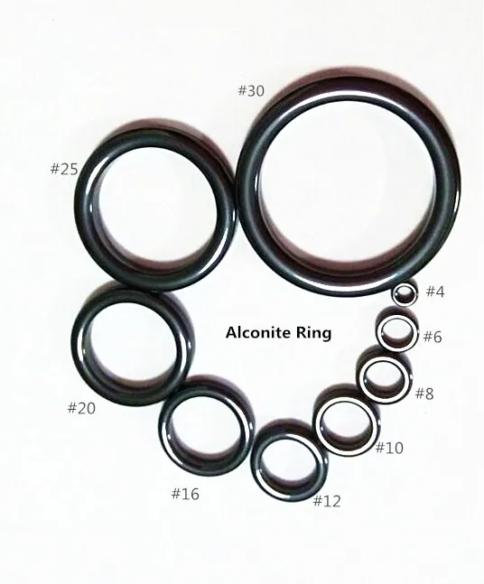 Alconite Ring Set 9 pcs/Bag fishing rod Guide Ring fishing rod parts
