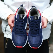 2016 winter sports shoes for men add wool warm sneakers hot sales athletic shoes men running shoes