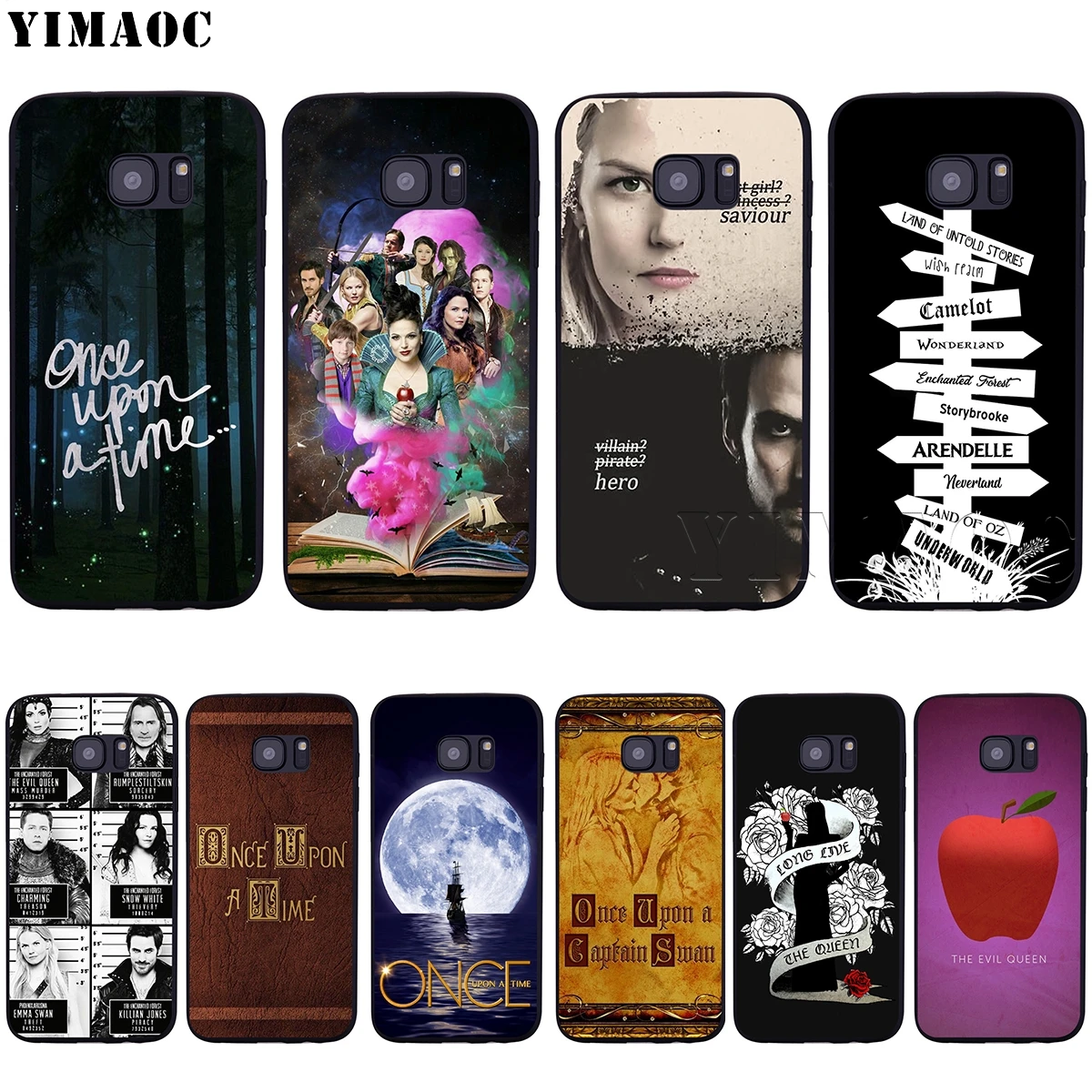 

YIMAOC Once Upon A Time Soft Silicone Case for Samsung Galaxy S6 S7 S10e Edge S8 S9 Plus A3 A5 A6 A7 A8 A9 J6 Note 8 9 2018