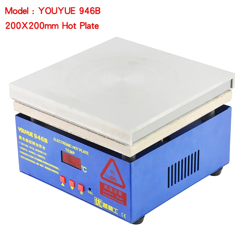 

YouYue 946B 110/220V 200X200mm Digital Thermostat Platform heating plate preheating station for iphone lcd screen repair