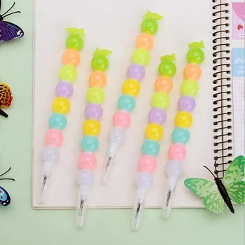 

New Noctilucous Ice Sugar Gourd Gel Pen Children Kids School Students Writing Mark Pens Halloween Party Favor Gift Wedding