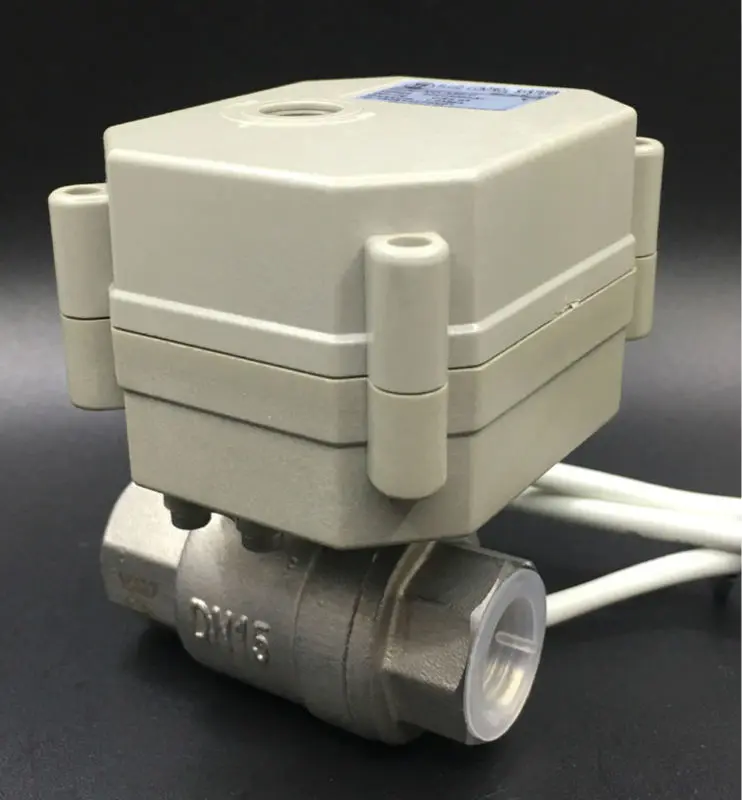 CE Approved TF15 S2 C 2 Way BSP NPT 1 2 Electric Stainless Steel Valve AC110