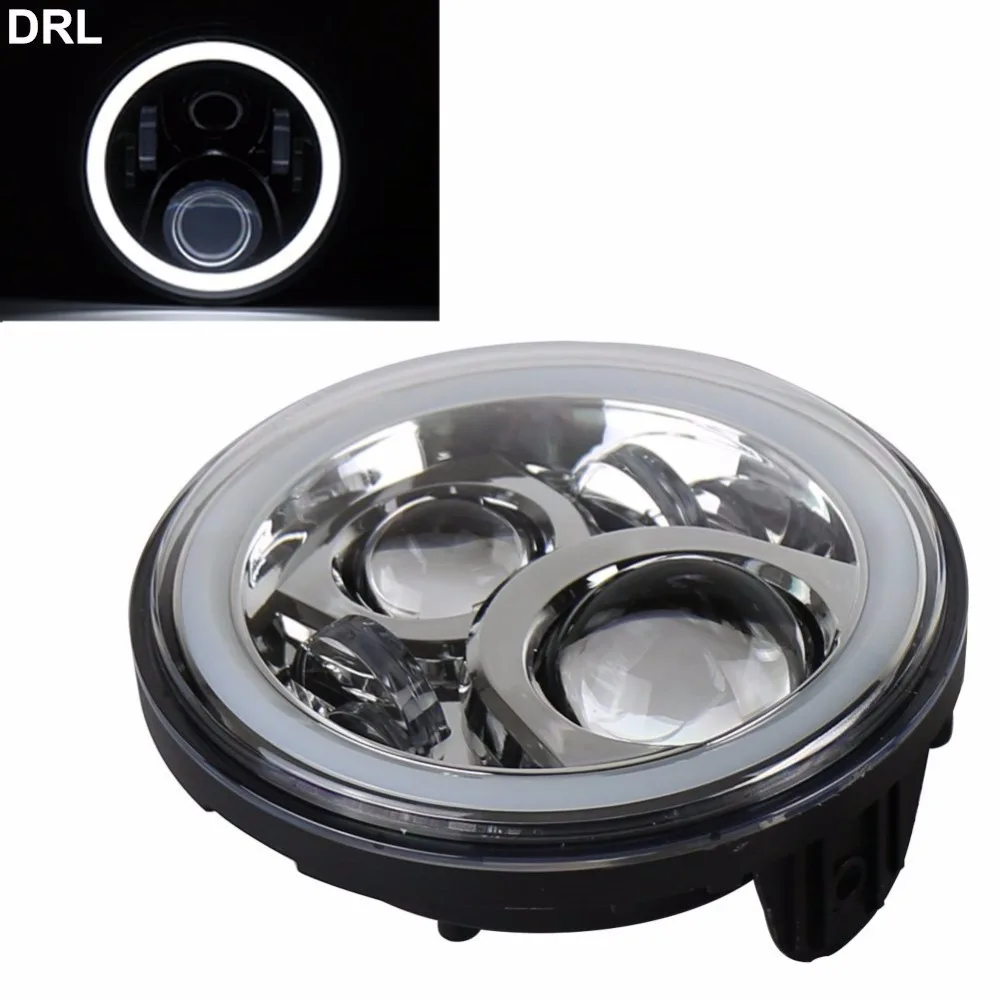 1 PCS 7 Round Universal Motorcycle Headlight HighLow Beam Light Amber Headlamp For Harley Suzuki Yamaha Honda Cafe Racer (16)