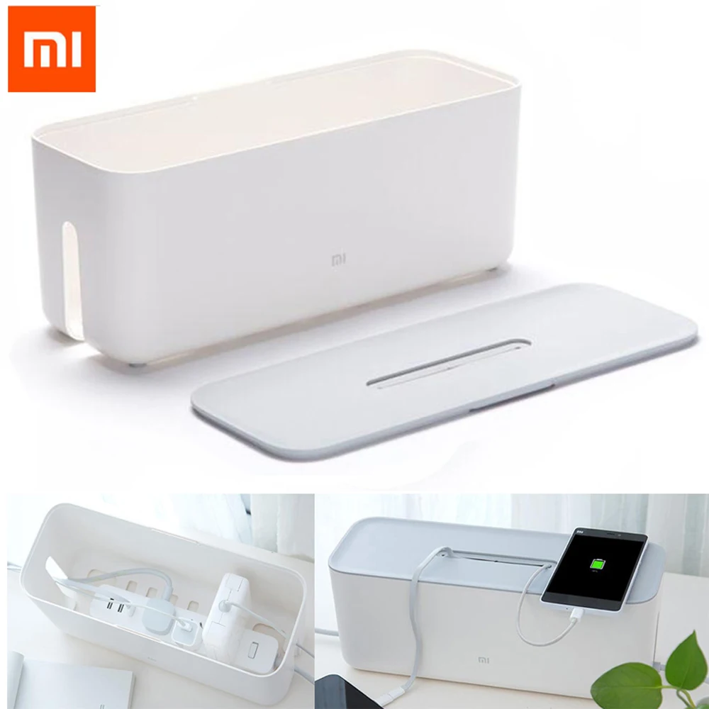 Оригинальный Xiaomi блок питания коробка для хранения изоляция от пыли охлаждение