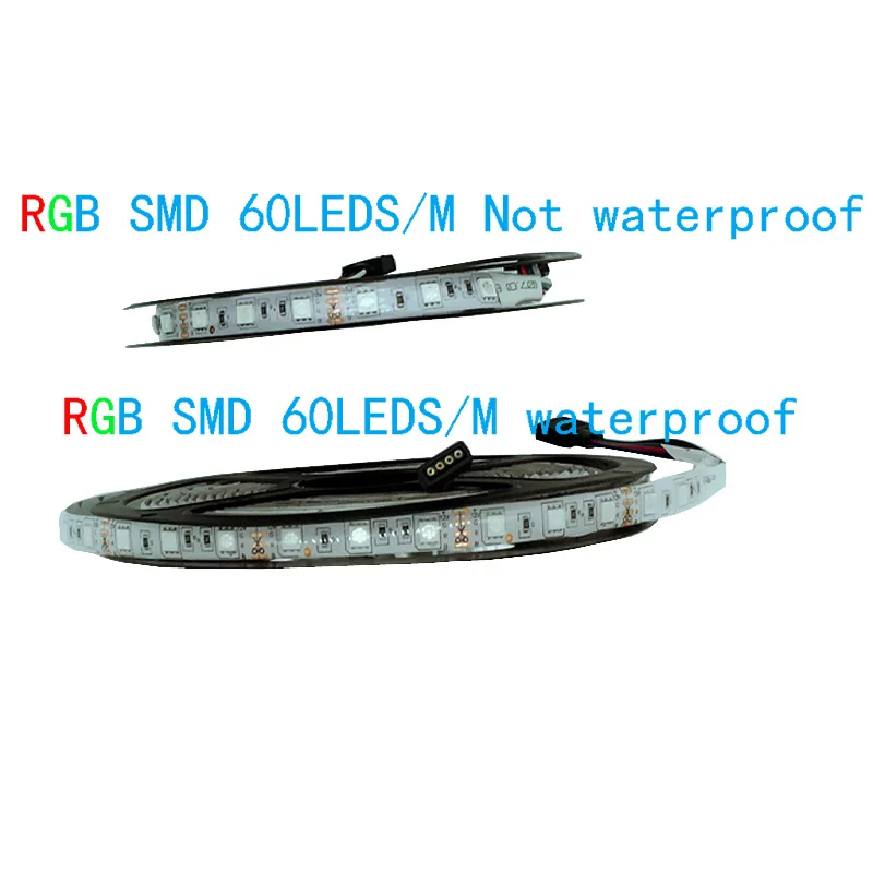 Светодиодный светильник 5050 SMD 5 м 300 светодиодный контроллер DC12V + 44Key RGB (для ленты