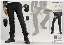 uglyBROS Featherbed black jeans The standard version car ride jeans trousers Motorcycle jeans Drop the jeans
