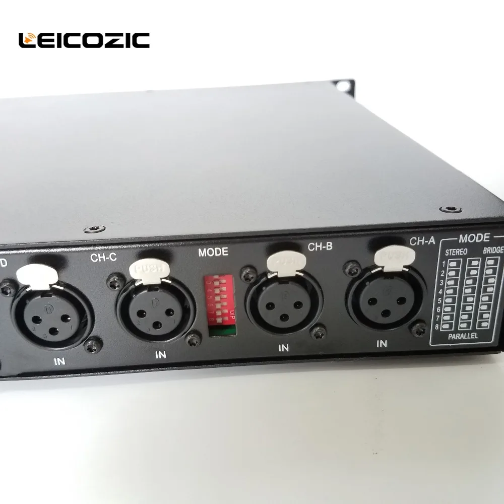 Leicozic DX4250 4x250 Вт Цифровой усилитель RMS 4ohm 400 Вт усилитель класса d amps 4-канальный усилитель мощности Музыкальные инструменты