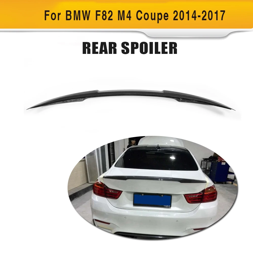 Задний спойлер для багажника из углеродного волокна F82 M4 крыло BMW Coupe 2 двери 2014 2017