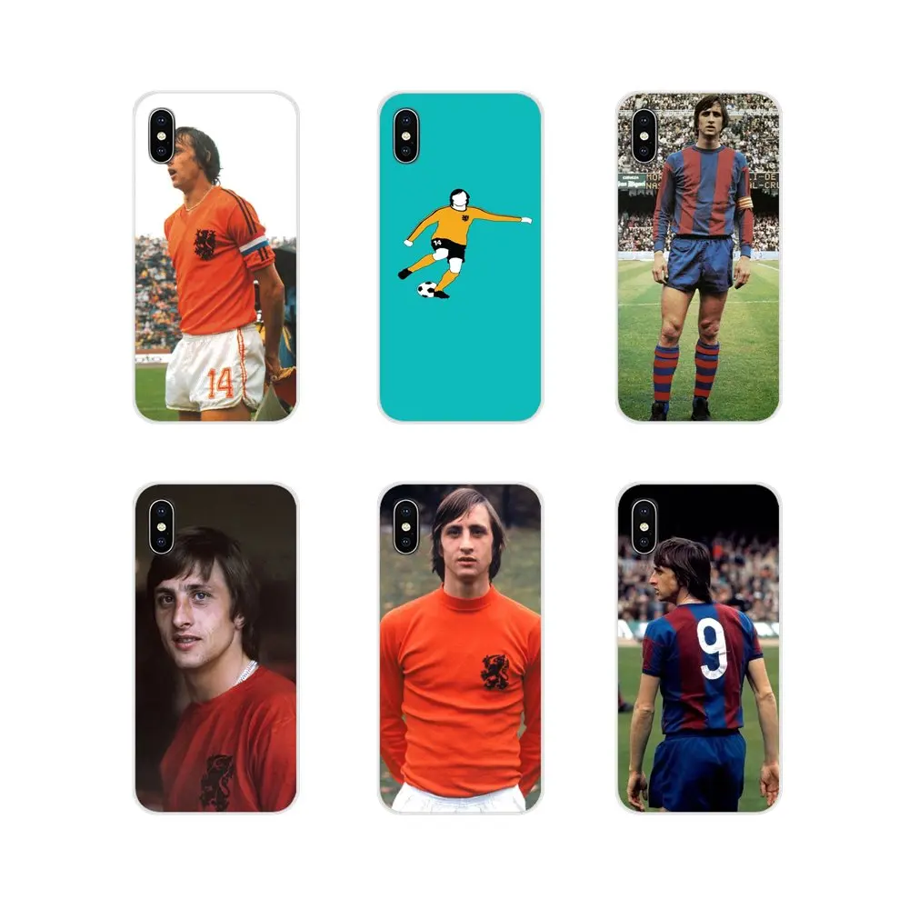 

Dutch footballer Johan Cruyff Accessories Phone Shell Cover For Xiaomi Redmi 4A S2 Note 3 3S 4 4X 5 Plus 6 7 6A Pro Pocophone F1