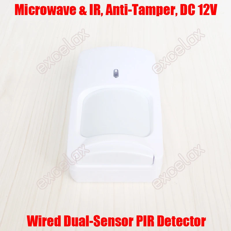 Anti Tamper Wired Microwave & IR Dual Sensor PIR Passive IR Detector