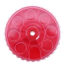 Круглый Пластик Портативный рыболовные приманки инструменты Box Дело 7 отсеков контейнер для хранения аксессуары инструмент рыболовные снасти Коробки