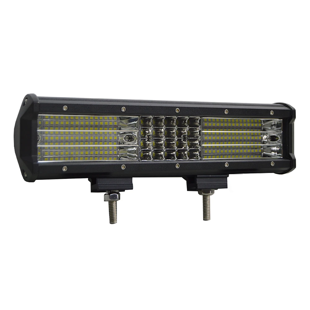 Auxtings 12inch 330w 12'' quad rows movable bracket Led work light high power 9D LED light bar offroad 4x4 car light 12V 24V