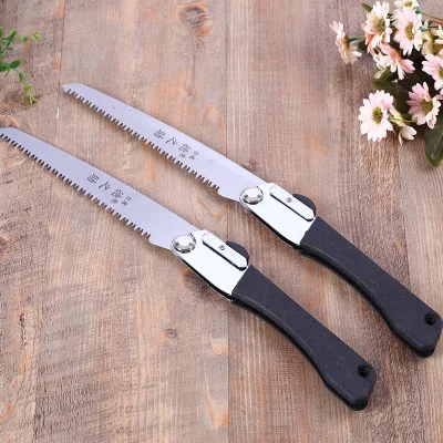 New Portable Home Manual Pruning Hacksaws Garden Folding Trimming Saw Pruning Garden Household Anti-skip Hand Steel Sawing Tool