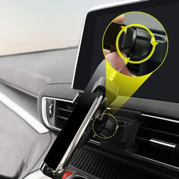 

Mobile Cell Phone Holder Car Air Vent Mount Stand For Peugeot 3008 / 5008 2017 2018 2019 Car Accessories