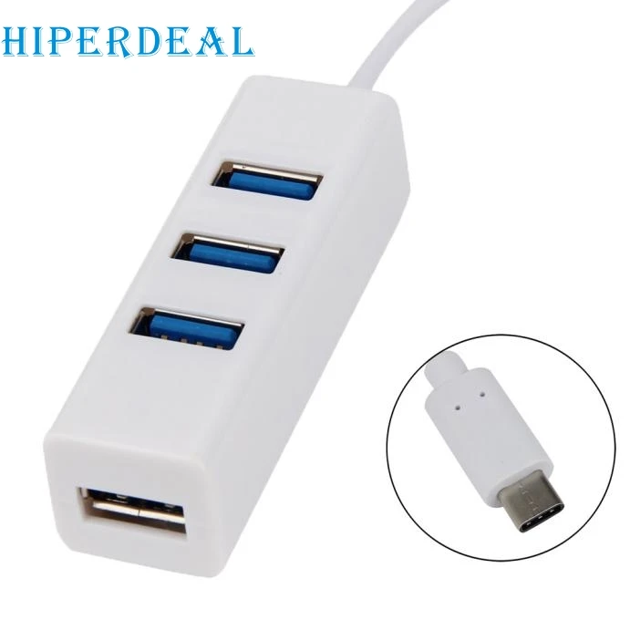 

Ecosin2 Type-C To 4-Port USB 3.0 Hub USB 3.1 Adapter For PC For Macbook 12inch Drop Shipping 17mar24