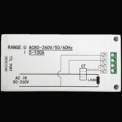 Цифровой мини кВт, кВтч метр V измеритель мощности и энергии и напряжения и амперметр с трансформатором