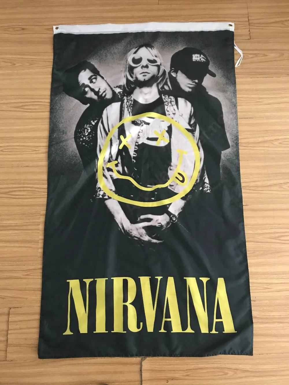 

flag Nirvana Band 3 x 5 Ft 90 x 150 cm 100% Polyester 02