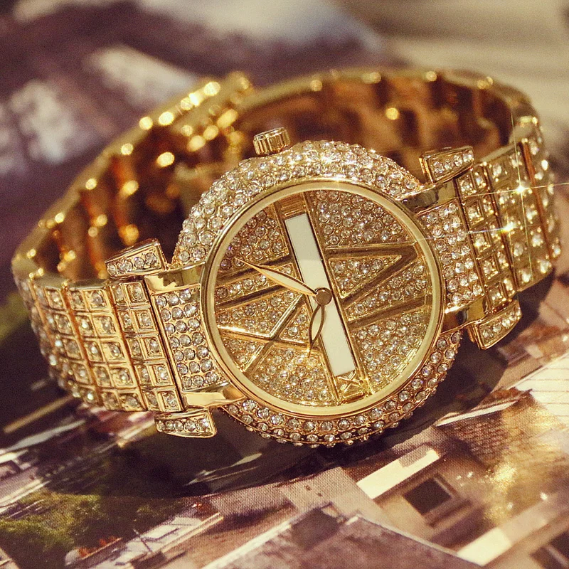 

2019 Luxury Diamond Women Watches Fashion Stainless Steel Bracelet Wrist Watch Women Design Quartz Watch Clock relogio feminino