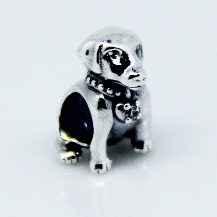 Подходит Pandora шармы браслеты Лабрадор собака бусины 925 стерлингового серебра ювелирные изделия