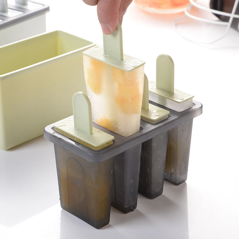 

DIY Ice cream maker box (4 case) Ice mold box Ice lattice Ice Maker Form For Frozen Tools Kitchen Tools Ice-cream mold homemade