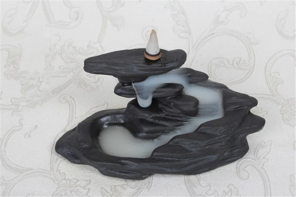 HOUSEEYOU, креативная горелка с Горным водопадом, ароматическая горелка, керамическая палочка, курильница, конусная горелка с обратным потоком, мебель, ароматерапия