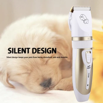 

Rechargeable Low-noise Pet Hair Clipper Remover Cutter Grooming Cat Dog Hair Trimmer Electrical Pets Hair Cut Machine