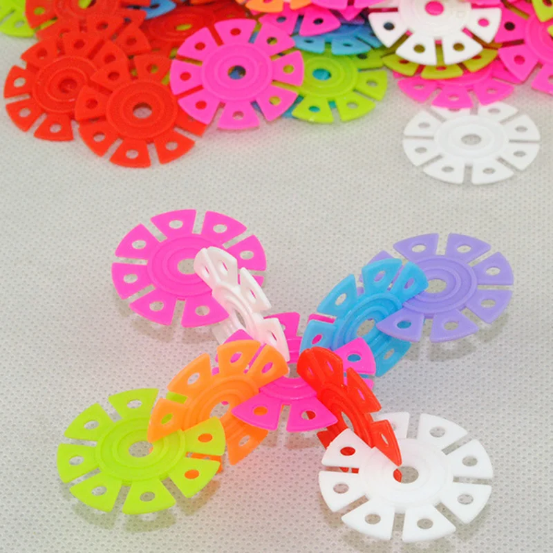 150pcs montessori snow snowflake chenille toy crafts pipe cleaner
