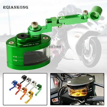 

2018 New Motorcycle Brake Reservoir Clutch Tank Fluid Oil Cup For kawasaki z250 z300 z650 z750 z800 z900 z1000 z1000sx 6 color