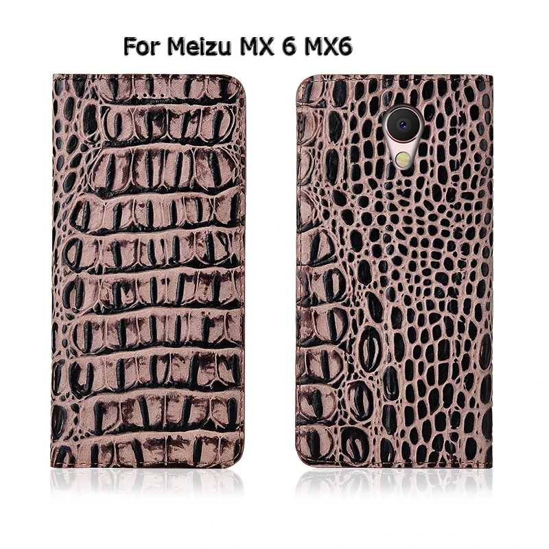 3D крокодил из натуральной кожи чехол для Meizu MX 5 6 MX5 MX6 чехол с откидной крышкой-подставкой Чехол на магните для телефона сумка SN01