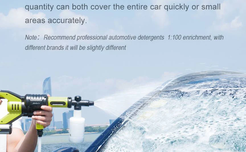 Best JIMMY Handheld Wireless Washing Gun Water Pipe Length 6 Meters Washing Gun EU Plug 16