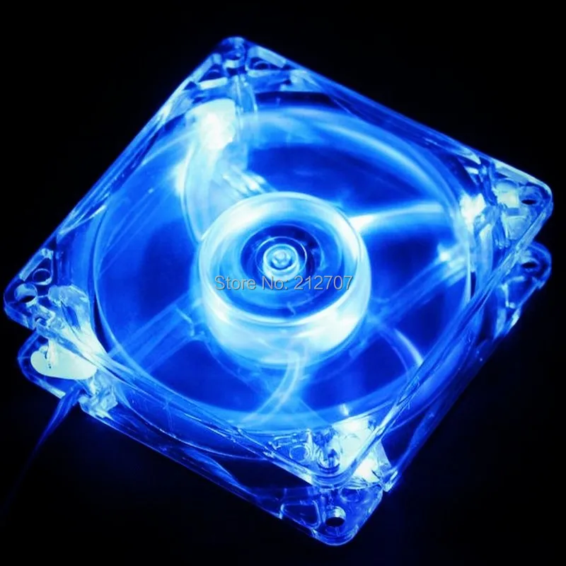 

2PCS Gdstime 140mm Blue Light DC 12V 4Pin PC Computer Heatsink Cooler CPU Cooling LED Fan