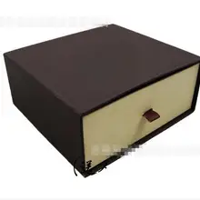 80 шт./партия пояс/кошелек коробка 13,5 см x 12,5 см x 5,8 см коричневая коробка для лент ящик дизайн ремень упаковка подарочная коробка ремень для хранения коробки